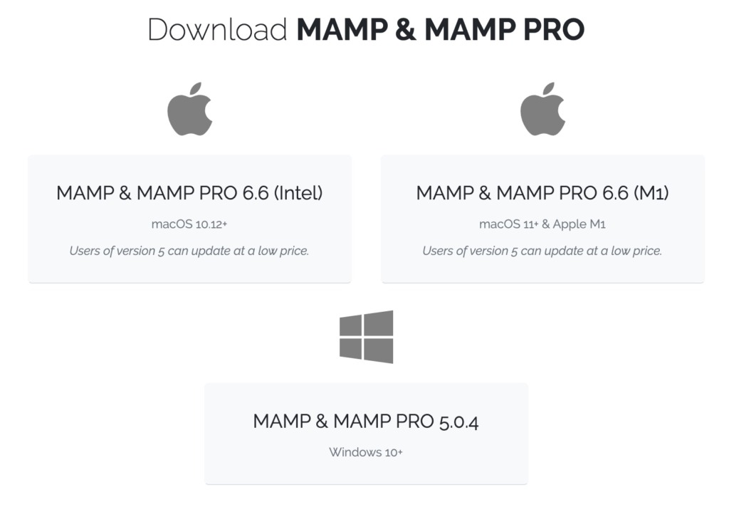 Download MAMP & MAMP PRO