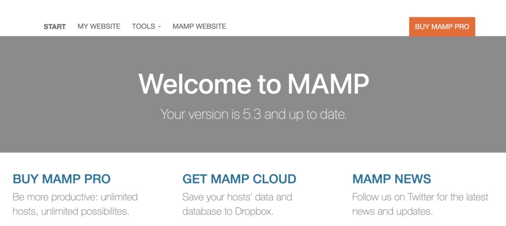 Welcome to MAMP