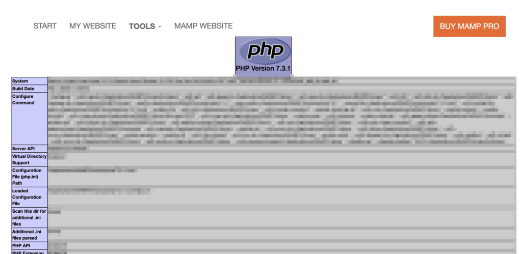 PHPINFO